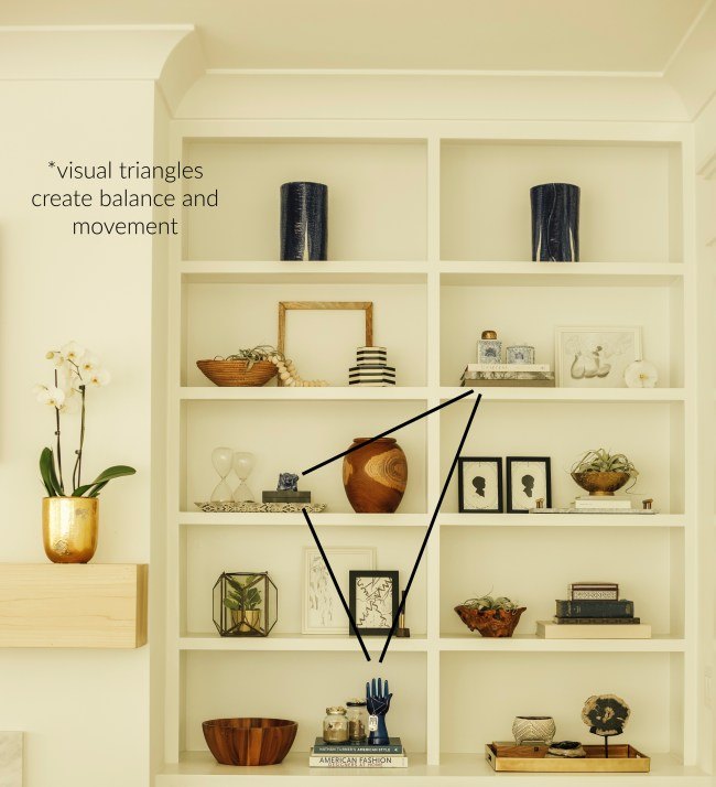 How To Style A Bookshelf Without Books