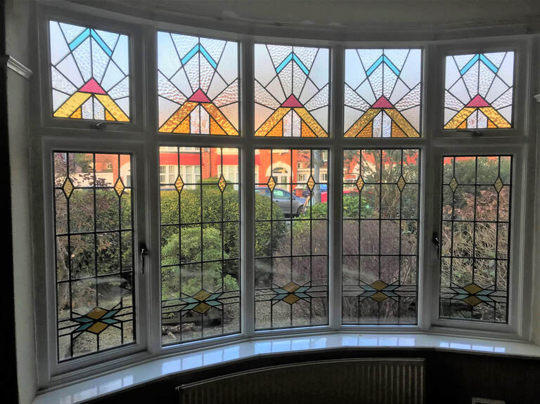 How To Hang Stained Glass Panels